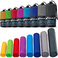 Fit-Flip Toalla Microfibra – en 11 Colores- 8 tamaños – compacta y de Secado rápido – Toalla Microfibra Grande – Toalla…